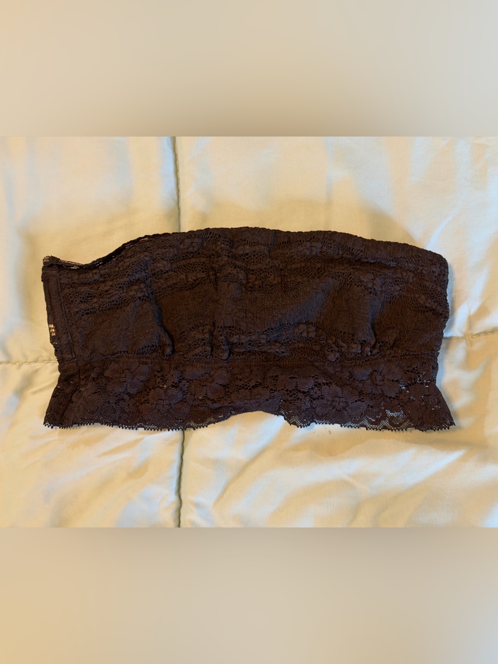 Free People Black Lace Bandeau
